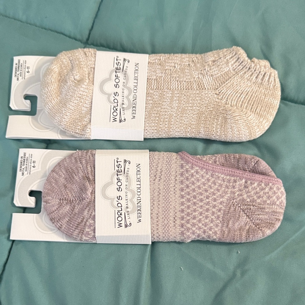 Worlds Softest Socks Weekend Collection
Low WRACBLO-74584 WSGALFO 74591
 2 pairs